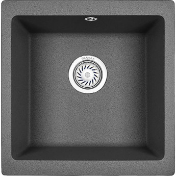 Кухонная мойка GRANULA GR-4451 графит (черно-серый)