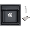 Кухонная мойка GRANULA KITCHEN SPACE KS-5002 шварц (черный металлик) 5002 SHBAPC