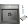 Кухонная мойка GRANULA KITCHEN SPACE KS-5051 сталь матовая 5051 CTAL MATOBAYA