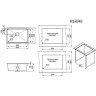 Кухонная мойка GRANULA KITCHEN SPACE KS-6045U черный матовый 6045U CHEPHYII MATOBYII