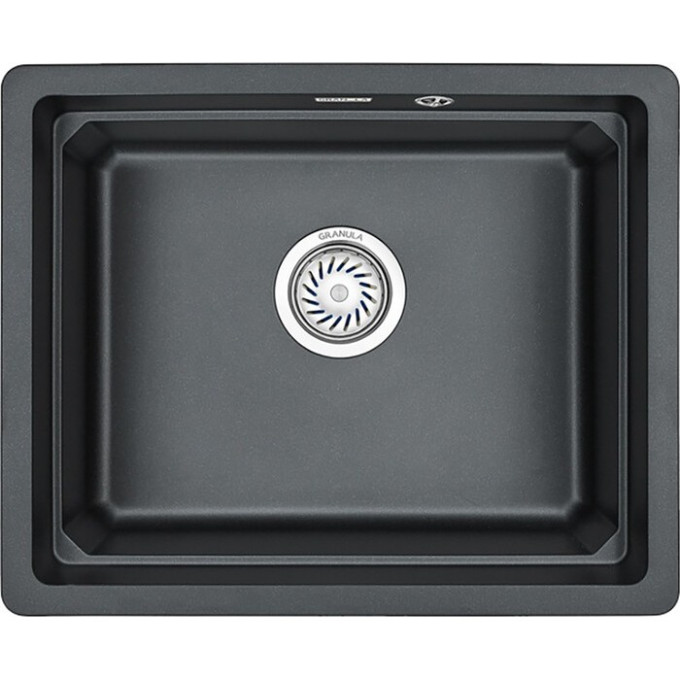 Кухонная мойка GRANULA KS-5501U, шварц (черный металлик) 5501U SHBAPC