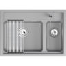 Кухонная мойка GRANULA KS-7302i АЛЮМИНИУМ кварц 7302i ALYUMIHIYM