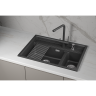 Кухонная мойка GRANULA KS-7302i чЕрный металлик кварц 7302i SHBAPC