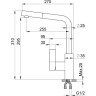 Смеситель GRANULA GR-2502 графит (черно-серый) 2502 GPAFIT